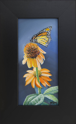 Click to view detail for Cone Flower Visitor 10x5 $395